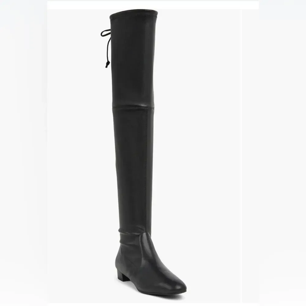 Stuart Weitzman Over-the-Knee Boots Black Color Size 5 B NWT